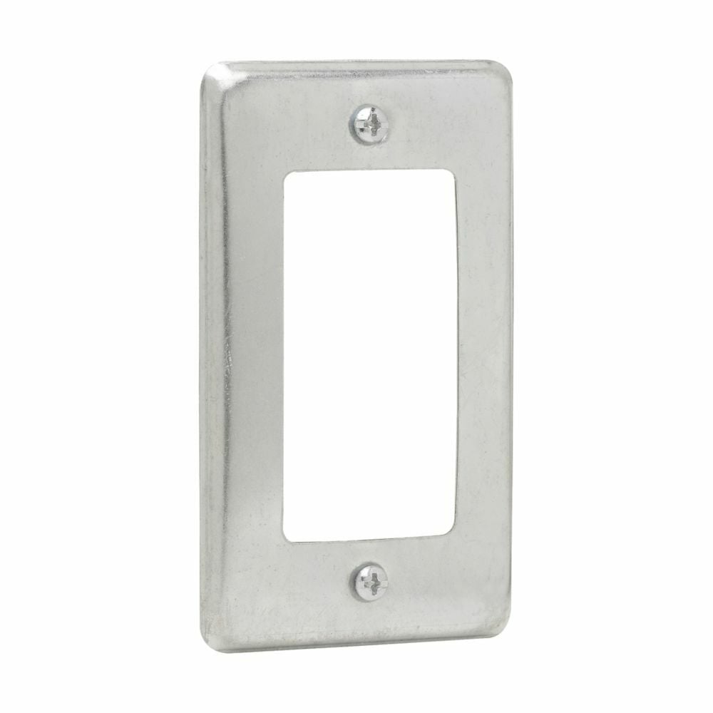 Eaton Crouse-Hinds series Utility Box Cover, Steel, For GFCI device