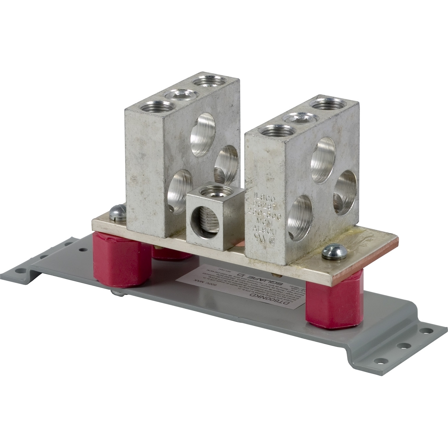 Safety switch solid neutral assembly,  copper/aluminium, max 600A rated