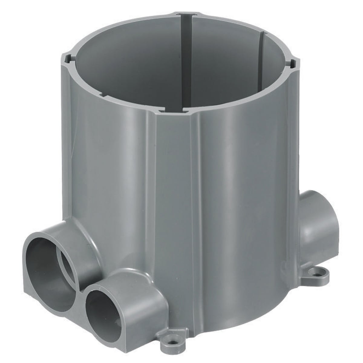 In-Floor Delivery Systems, SystemOne, Round Flush Floorboxes, PVC, 3.00" Minimum Dept of Pour