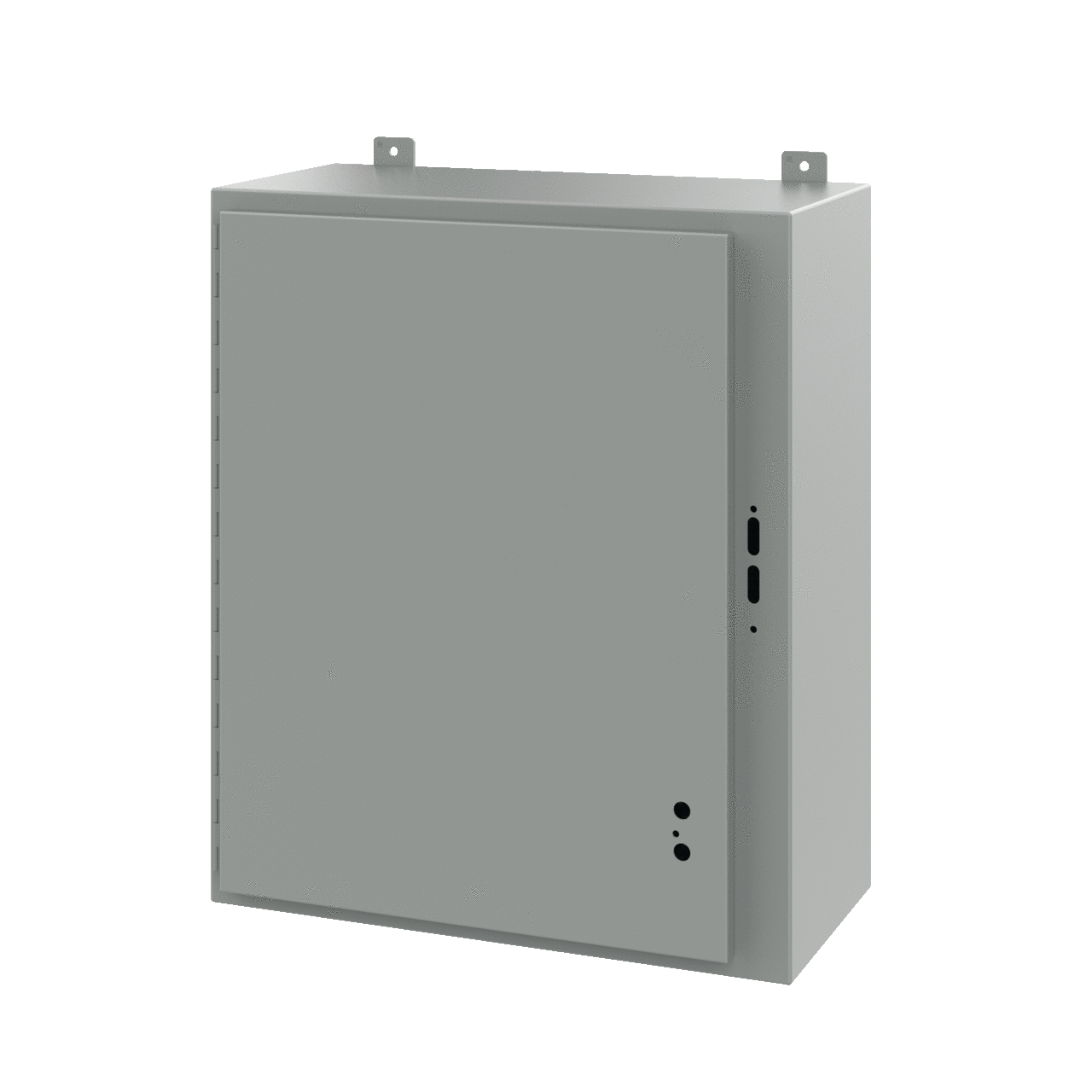 Disconnect Enclosure without Handle Type 12, 30.00x25.38x12.00, Gray, Steel