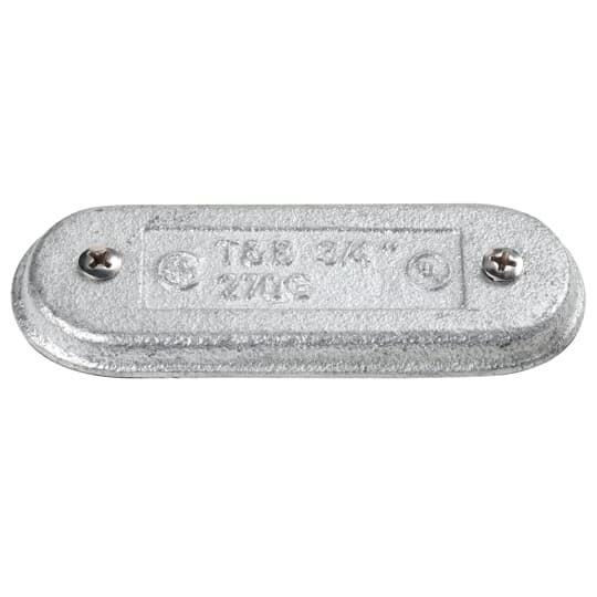 Form 7, 2 Inch Gray Iron Conduit Body Cover and Neoprene Gasket