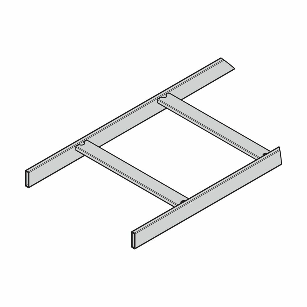 Eaton B-Line series runway tubular boxed, 119" height, 119" length, 30" width, A513 grade, Steel, 1008 steel tube, Individual boxes for larger installation projects, Tubular stringer style 1-1/2, Flat black powder coat
