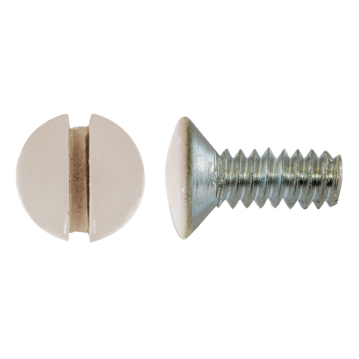 Wallplates, Replacement Screws, 3/8" Length, Light Almond, 100 Pack