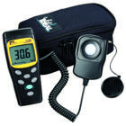Ideal 61-686 Digital Light Meter, Accuracy: Plus/Minus 3 PCT, Battery Type: (1) 9 V NEDA 1604, IEC 6F22, JIS 006P Battery, Display: Large 3-1/2 Digit (2000 Count) LCD Display, Lighting Types: Fluorescent, Metal Halide, High-Pressure Sodium And Incandescent, Measuring Range: 20000 FC Or 200000 LUX, Tester Type: Light Meter, Auto Power Off: Yes, 59 IN Cord, Read-Out: Digital LCD With Data Hold, Included: Power Cord, CE Certified