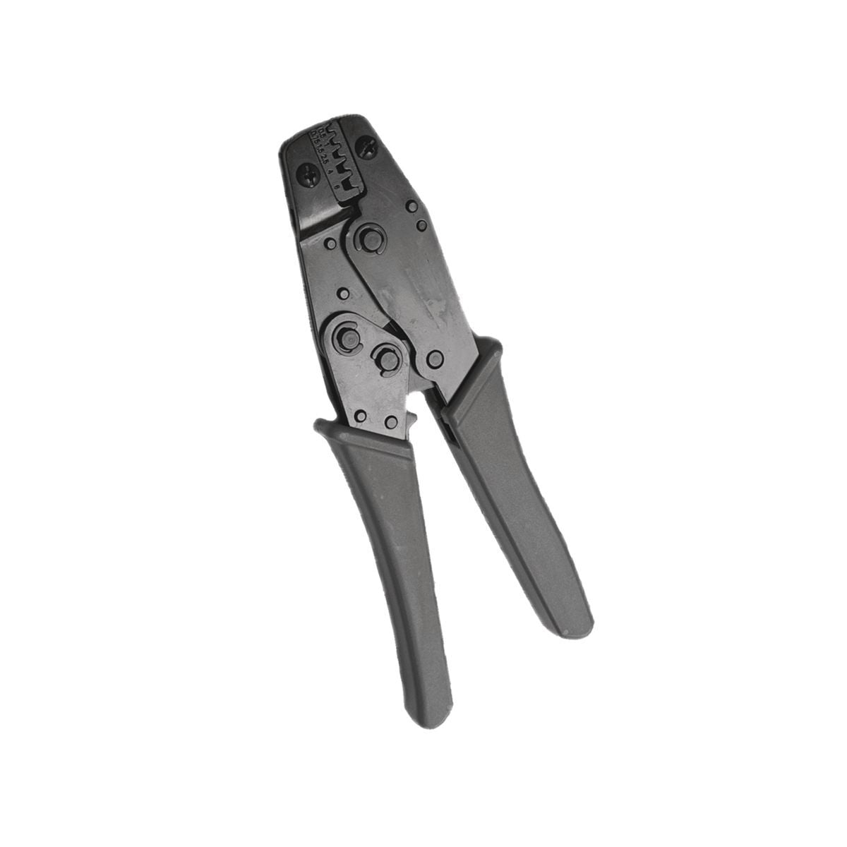 Installation Ratchet Crimper for Bare and Insulated Ferrules, #10 AWG - #6 AWG, 3 Grooves, Trapezoidal Crimp Profile