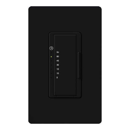 Maestro Countdown Timer, Single-pole, no neutral required, 120V/600W/VA (5A) in midnight