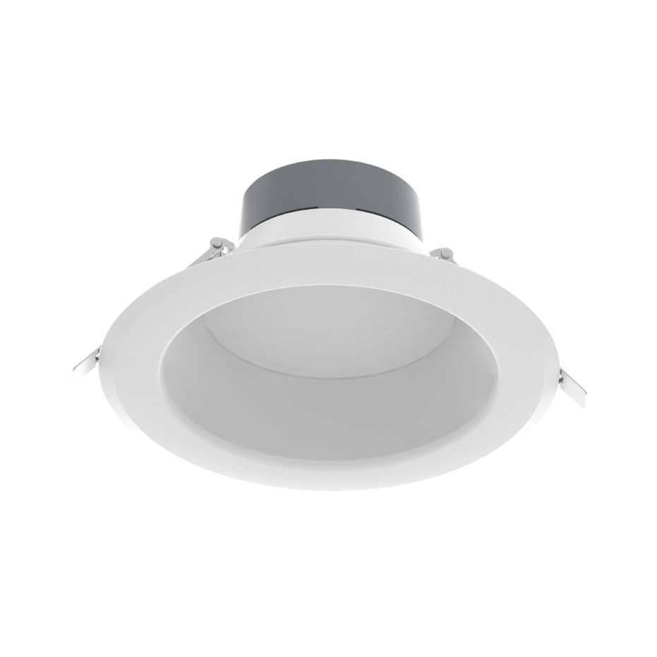 CDL 8 Round 11/16/22W 1000/1500/2000Lm 90Cri 4Cct 120-277V 0-10V Dim White Smooth