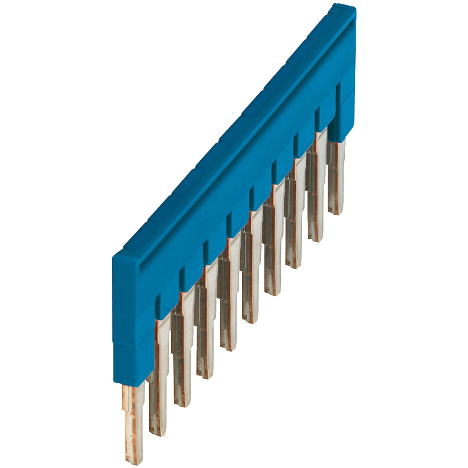 Plug-in bridge, Linergy TR, 10 points, for 4mm terminal blocks, blue, 10 way, set of 10