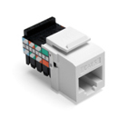 Category 5 QuickPort Connector, CAT 5, White