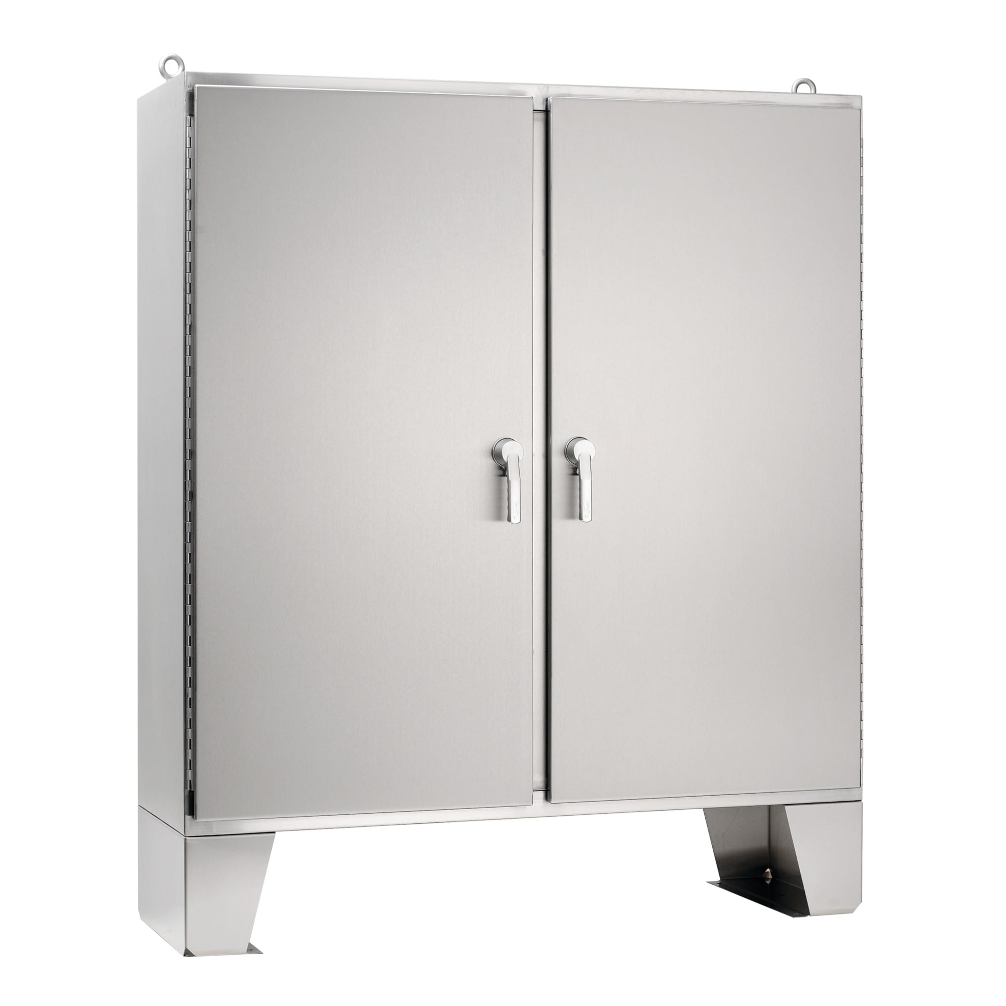 2-Door Floor-Stand 3-Point Latches Type 4X, 62x48x12, SS Type 304