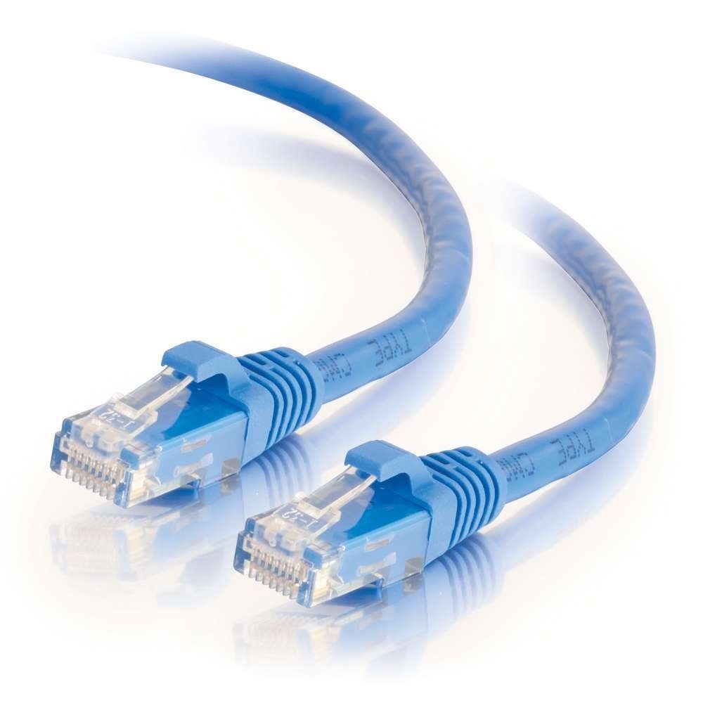 Q-Series Patch Cords, CAT6, booted, Blue, 7 FT