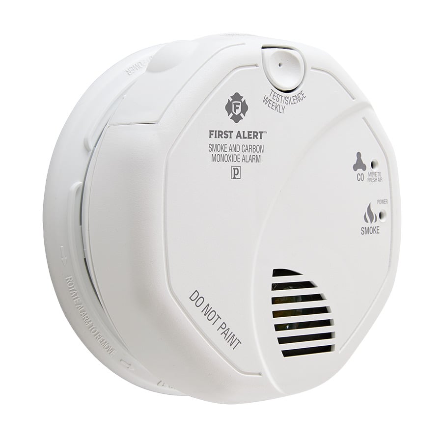 SC7010B Smoke/CO Combo Alarm with AA Battery Backup, Hardwired