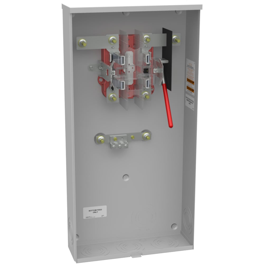 U1129-O-DTE 4 Term, Ringless, Plain Top, Lever Bypass, Detroit Edison