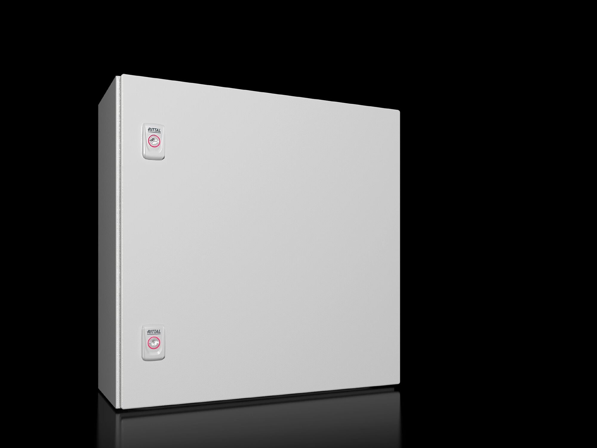 1050000 AX Series Compact Enclosure With (1) Gland Plate, 500 mm W x 210 mm D x 500 mm H, NEMA 4, Carbon Steel