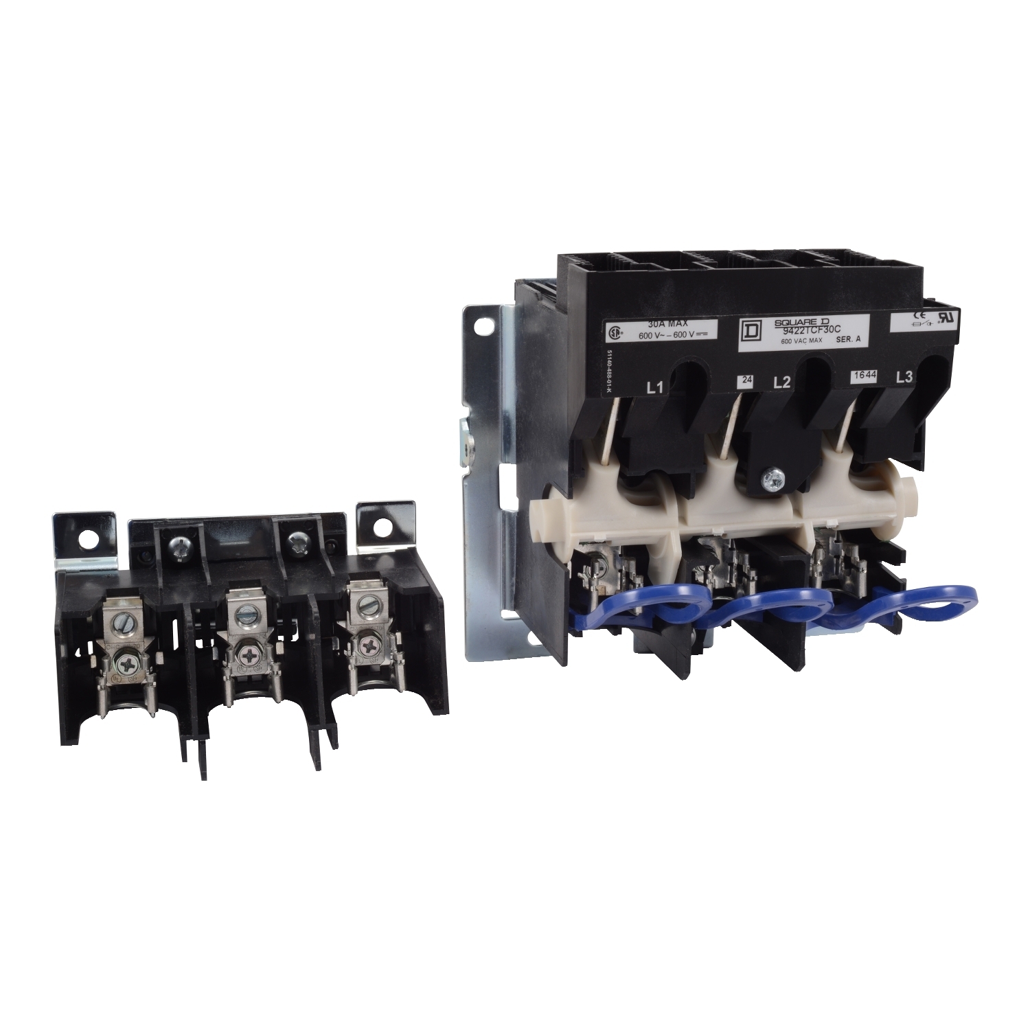 Operating mechanism, flange mounted, variable depth, 60A, 600 V, no fuse, switch mechanism