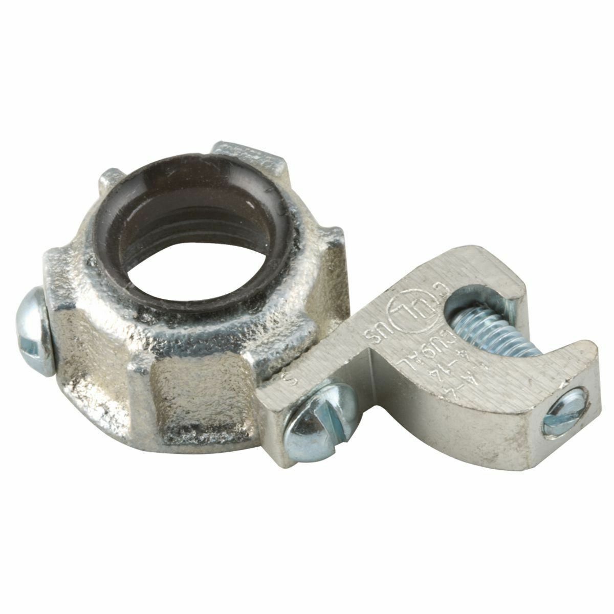 150 Degrees Insulated Grounding Bushings Lay-in Lug Malleable Iron, 1/2In.Trade Size