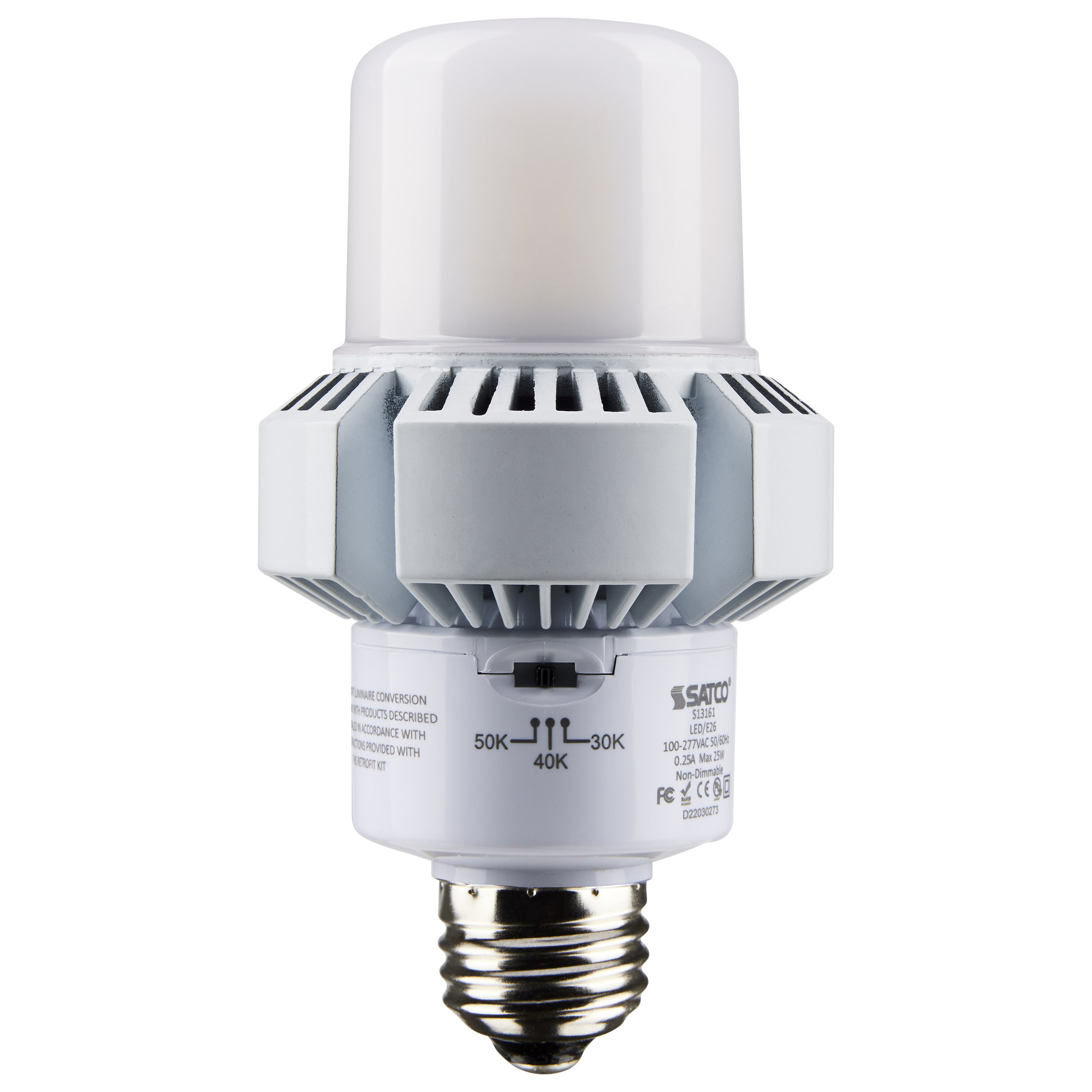 25-Watt - A-Plus 23 - LED - CCT Selectable 3K/4K/5K - Medium Base - 100-277 Volt - ColorQuick Technology