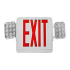LED Emergency Exit Sign Combo, Red Lettering