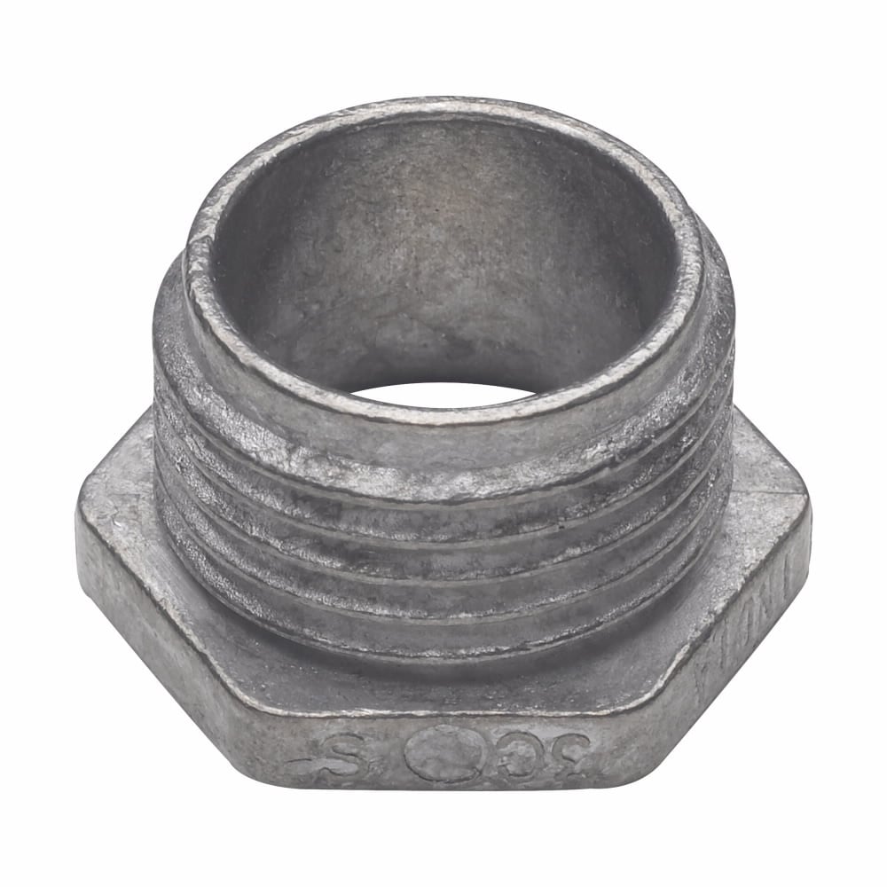 Eaton Crouse-Hinds series conduit bushed (chase) nipple, Rigid/IMC, Non-insulated, Zinc die cast, 3"