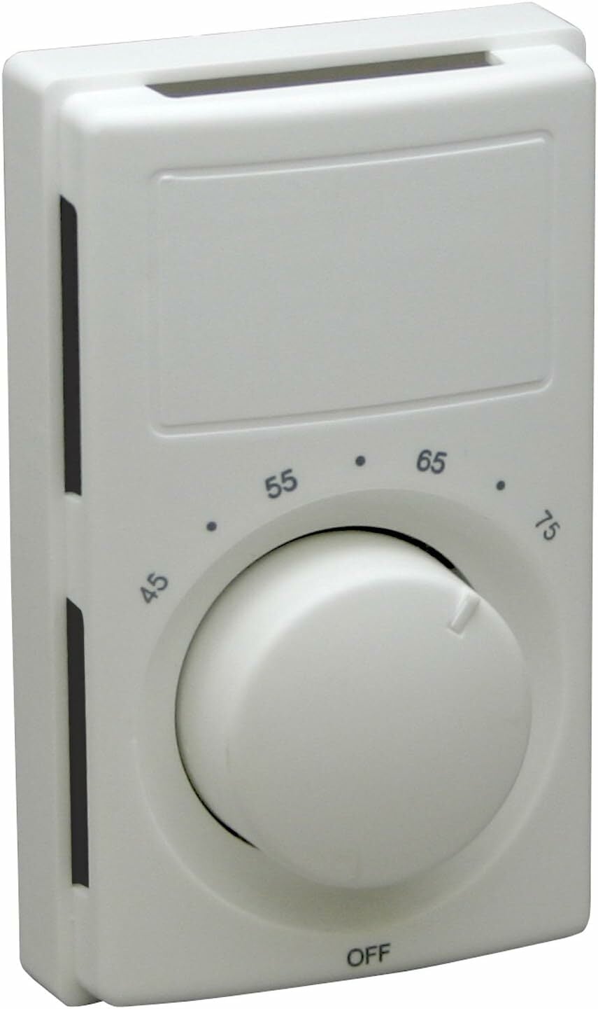 SPST Snap Action Line Voltage Thermostat rated 22 amps @ 120-240V, 18 amps @ 277V