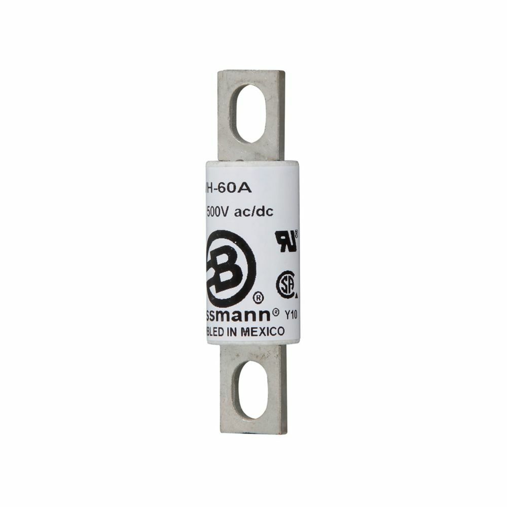 Eaton Bussmann series FWH high speed fuse, 750 Vac, 750 Vdc, 40A, Non Indicating, High speed fuse, Stud