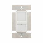Eaton slide dimmer, No neutral required, #14 -12 AWG, Flush, 120 Vac, Back and side, Maintained, White, 60 Hz, Incandescent, halogen, MLV, Single-pole, Three-way, Single-phase, Polycarbonate, 1000W 663734