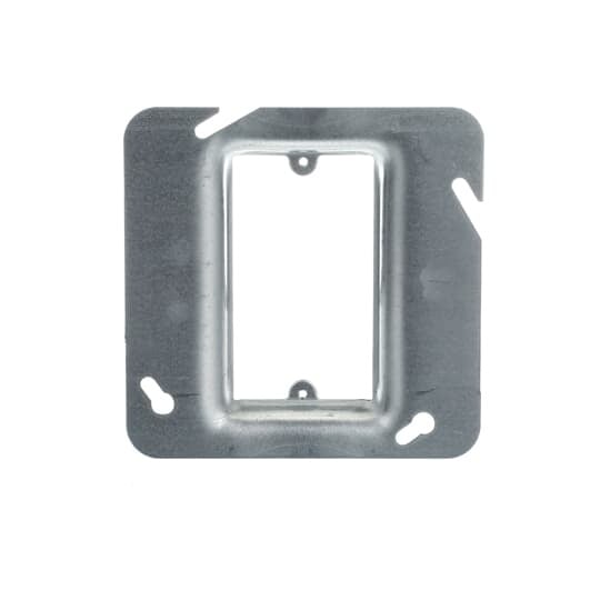 Single Gang Device Cover, 4 Cubic Inches, 4-11/16 Inch x 5/8 Inch Raised, Pre-Galvanized Steel