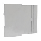 Eaton Crouse-Hinds series Square Box Partitions, 2-1/8", Blank, Steel, Two-gang, Square cut, tile wall, used with 1-1/4", 1-1/2", 2" raised covers