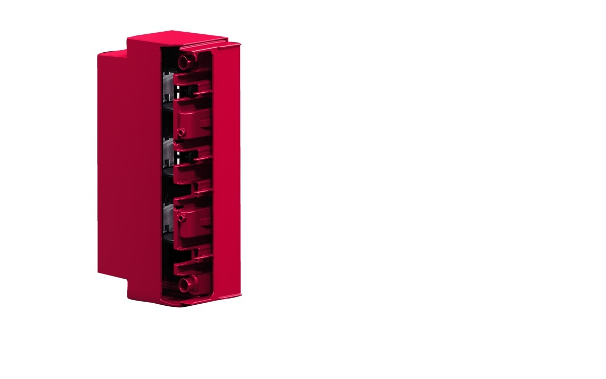 RX Connection adaptor 3-pole, WxH: 60x240 mm, conductor connection 300 mm², clamping area WxH: 32x20 mm