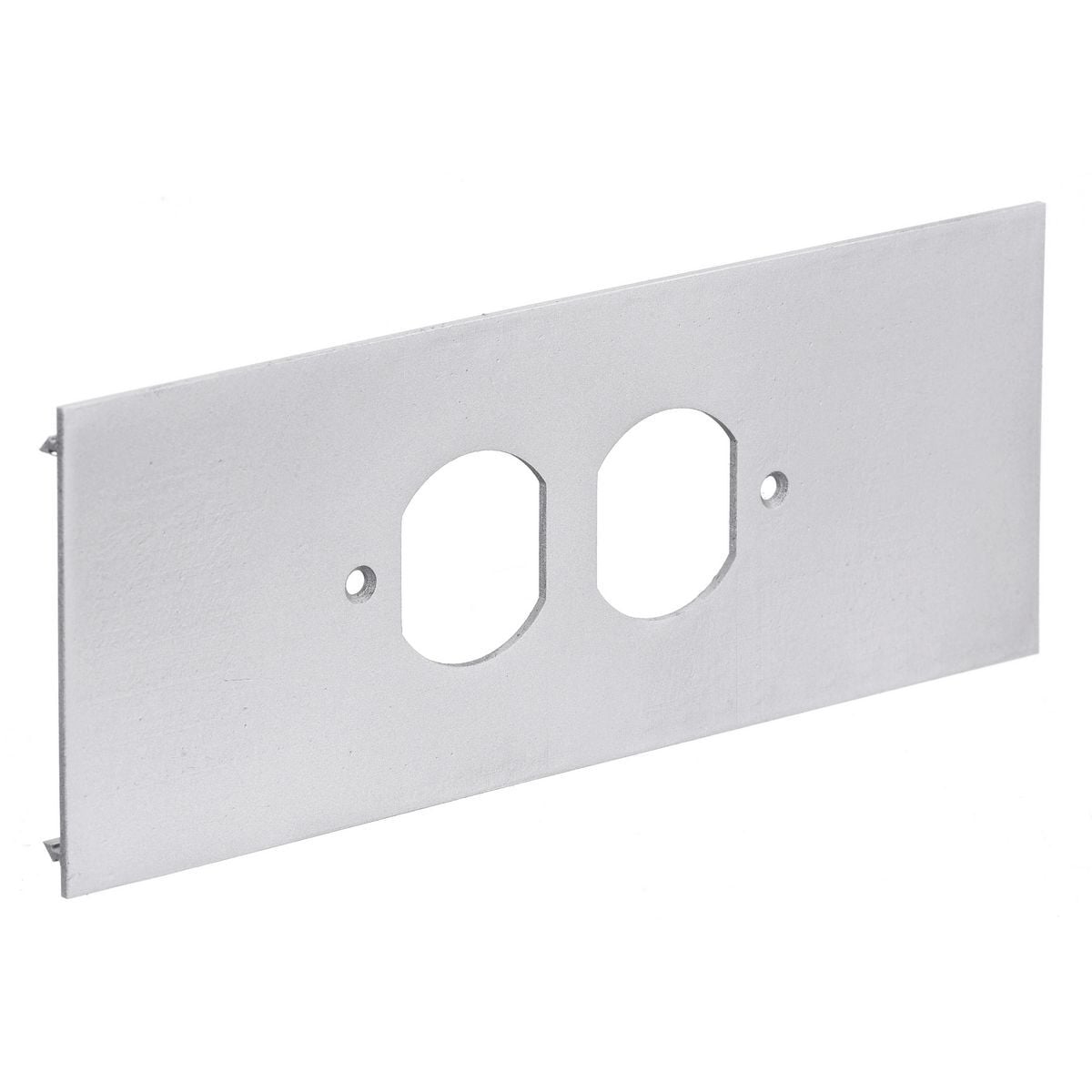 Metal Raceway, Plate, 1-Gang, Duplex, HBLALU5000/HBLALU7620 Series
