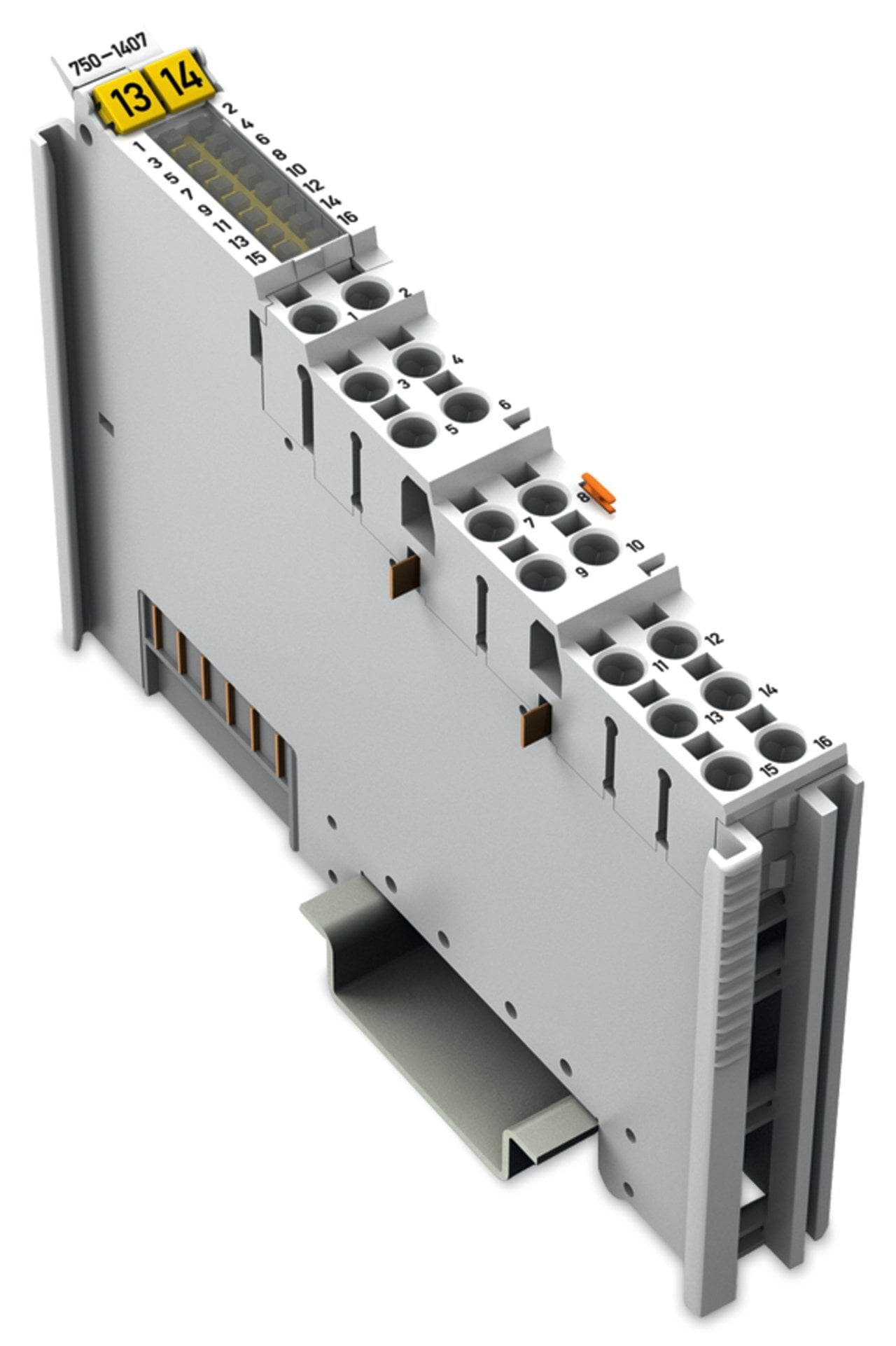 16-channel digital input; 24 VDC; 3 ms; Low-side switching