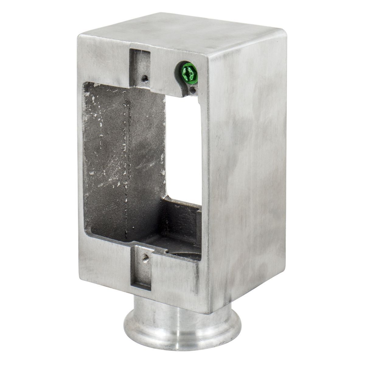 PEDESTAL,ALU,GROUNDED,2-G, W/ 1" HUB