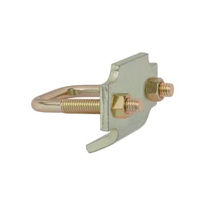 Steel Channel to Beam Clamp with Galv-Krom finish.