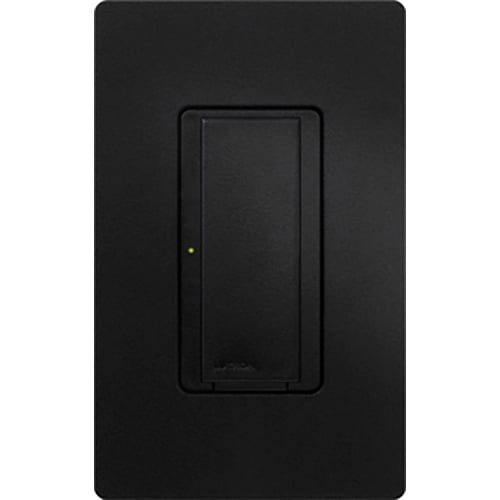 RadioRA 2 Switch, Multi-location/single-pole, neutral required, 120V/8A light or 1/4 HP motor/5.8A motor in midnight