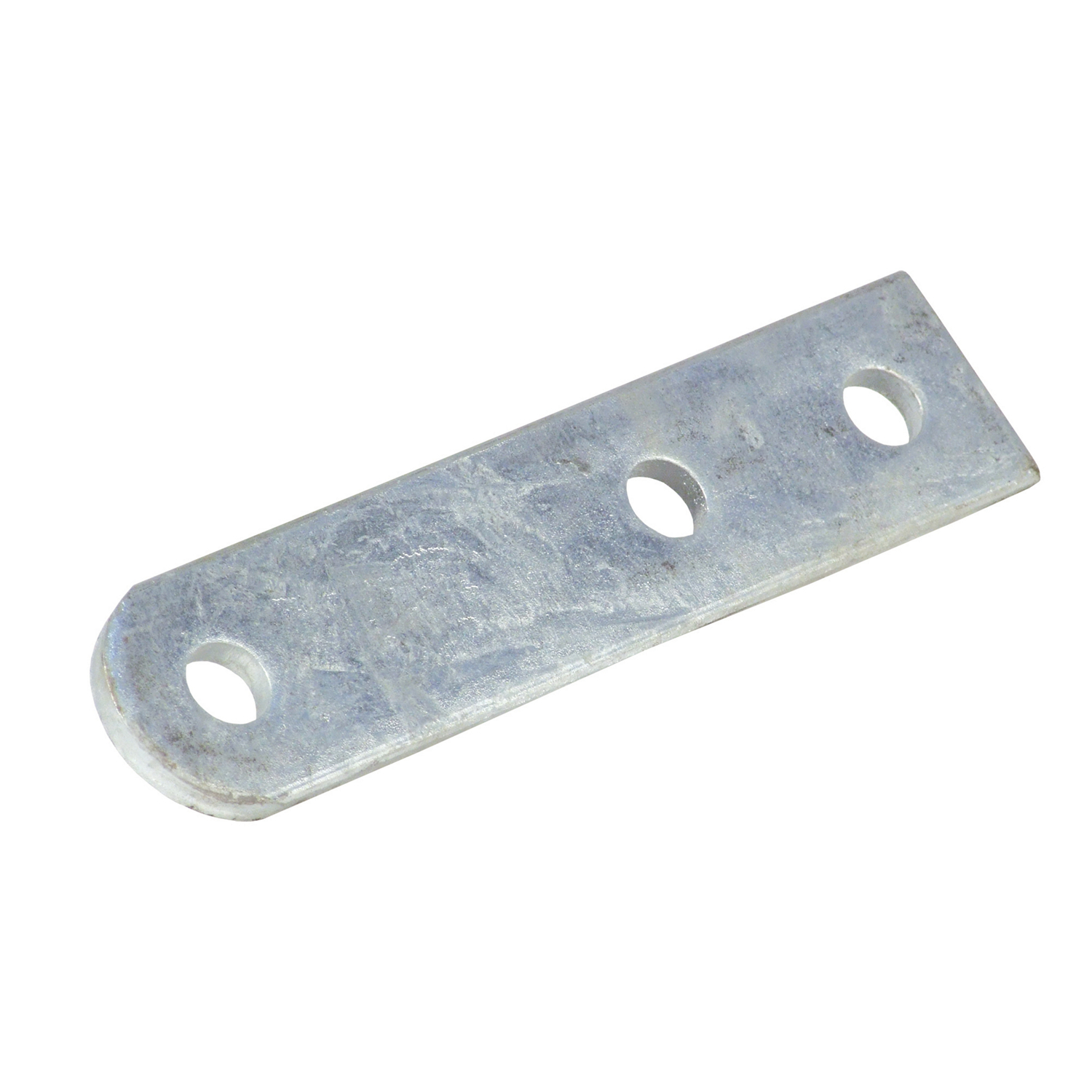 Three Hole Swivel Plate, Length 7 Inches, Width 1-5/8 Inch, Thickness 1/4 Inch, Hole Spacing 1-7/8 Inch, Material GoldGalv Steel