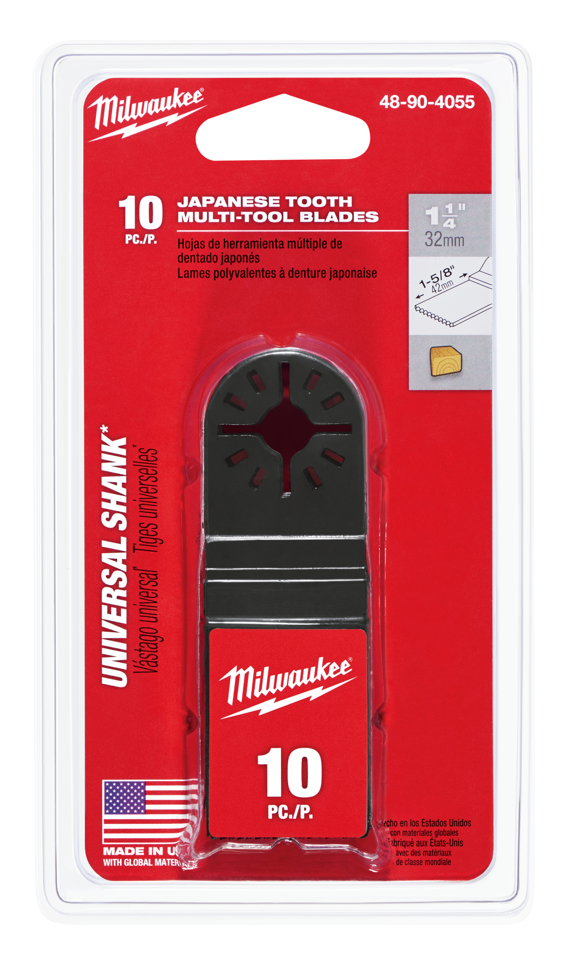 10-Piece Japanese Tooth Multi-Tool Blade