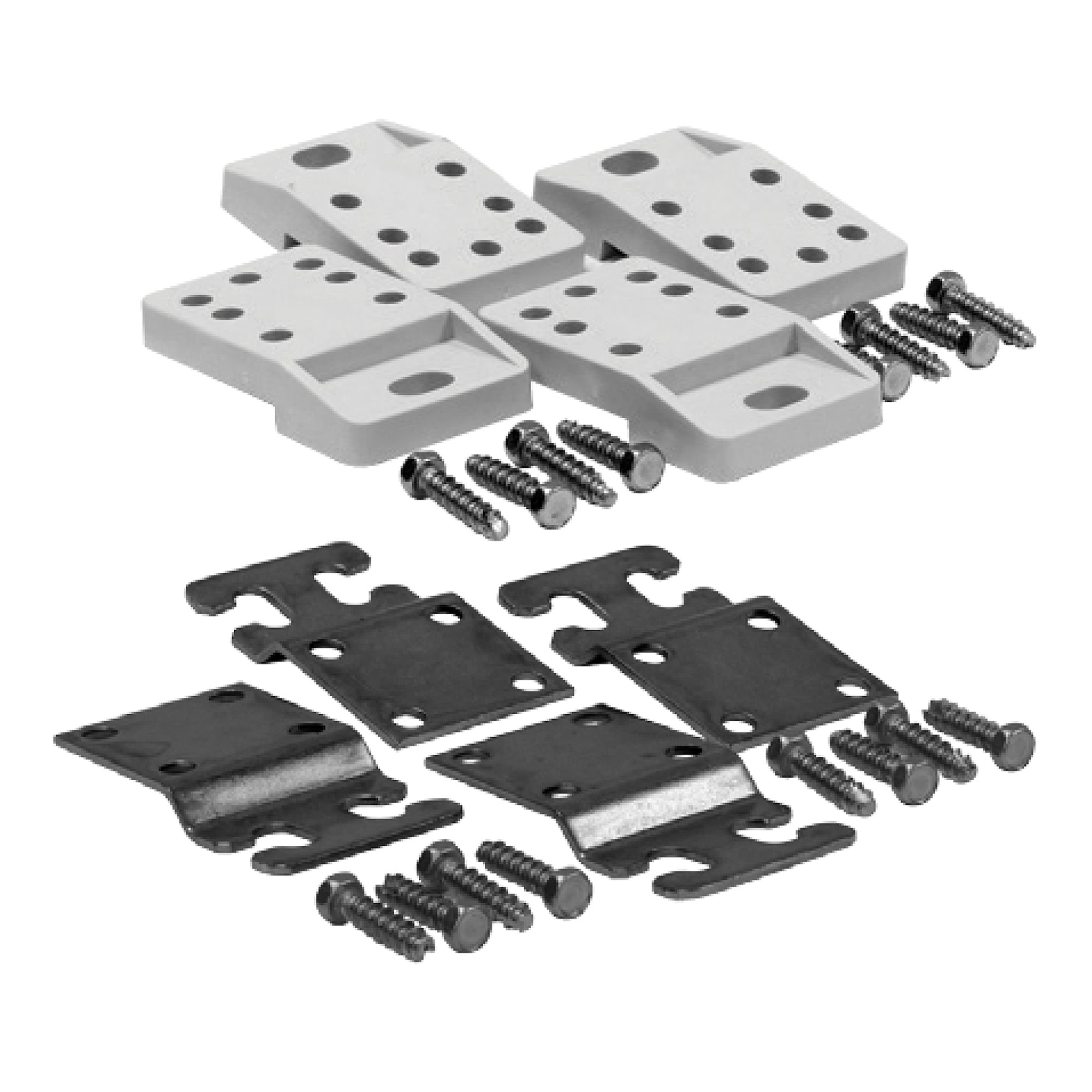 ARIA Mounting Feet, Smooth Matte, Light Gray, Polymide, AN-NMF