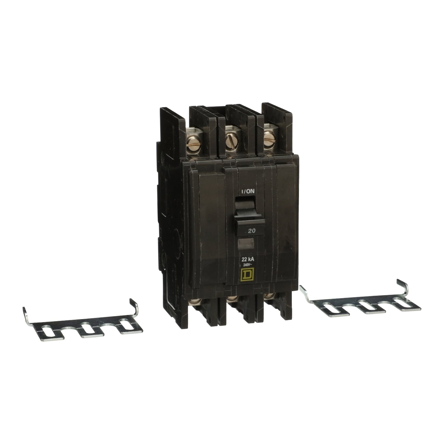 QOU320VH Miniature Circuit Breaker, 20 Amp, 3 Pole, 120/240V