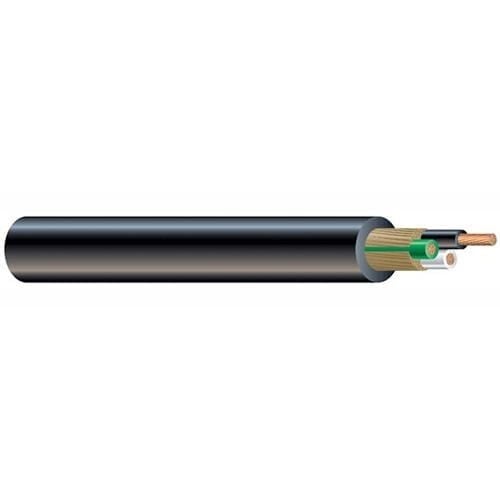 SOOW/SOW Cord, 8 AWG, 3 Conductors, Black, 500 Foot Reel