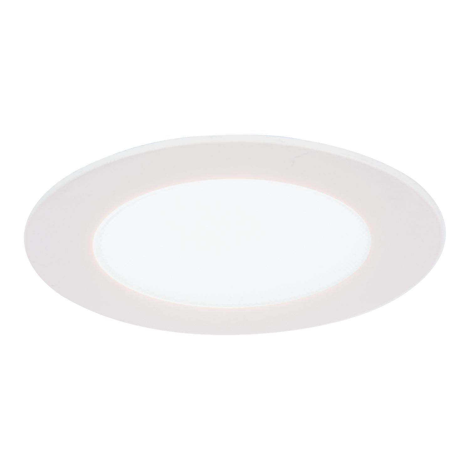 4" round decorative overlay, satin nickel