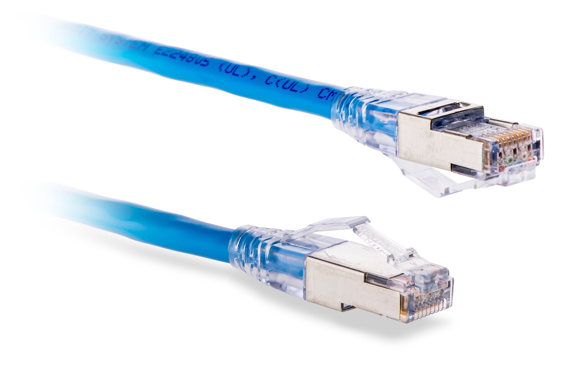 Category 6A F/UTP Patch Cord Snag-Proof Boot, Blue 3 Ft.