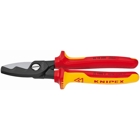 Cable Shears-Twin Cutting Edges-1000V Insulated, 8 in., Multi-Component, ASTM