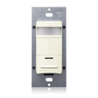 Decora Passive Infrared Wall Switch Occupancy Sensor, 180 Degree, 2100 sq. ft. Coverage, Self-Adjusting, Light Almond