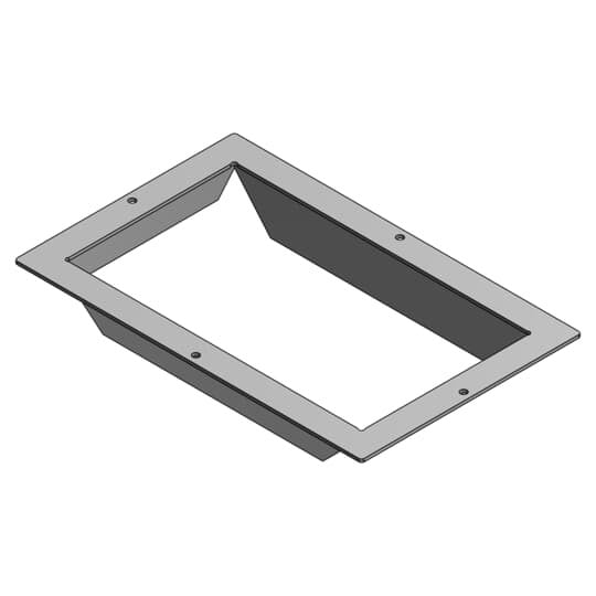 Mounting Flange for Access Floor Module, Corrects Opening in Access Floor