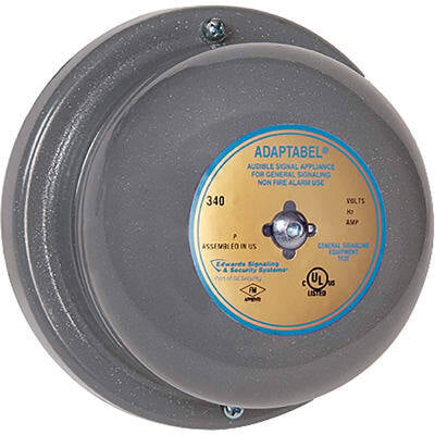 Vibrating Bell 10 Inch, 120 VAC, 60 Hz