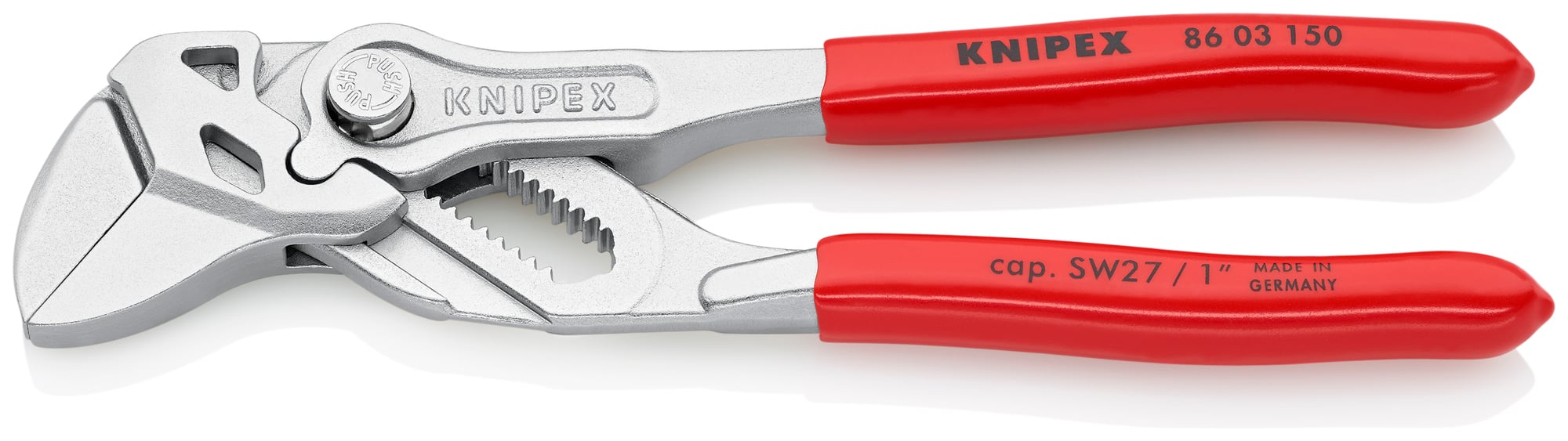 Pliers Wrench, 6 in., Plastic Coating