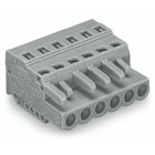 1-conductor female connector; CAGE CLAMP; 2.5 mm; Pin spacing 5 mm; 10-pole; 2,50 mm; gray
