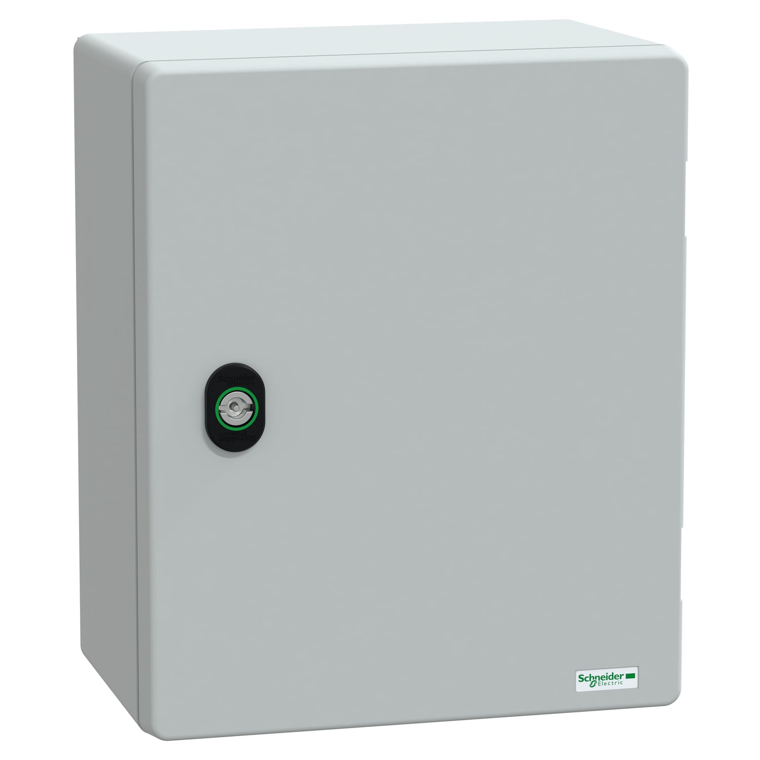 Wall mounted polyester enclosure, PanelSeT PLM, plain door, 308x255x160mm, IP66, IK10, RAL 7035