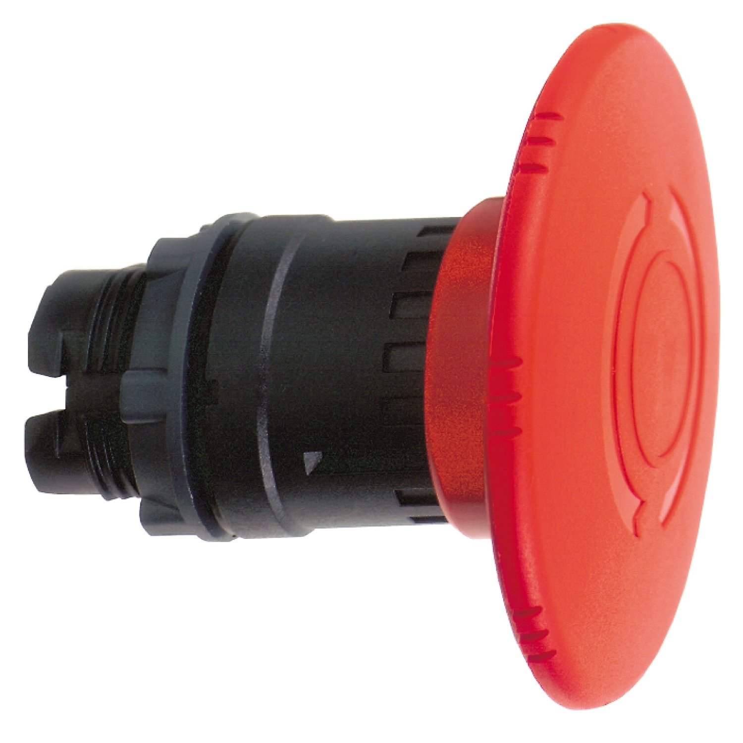 Emergency stop head, Harmony XB5, switching off, plastic, red mushroom 60mm, 22mm, trigger latching turn to release