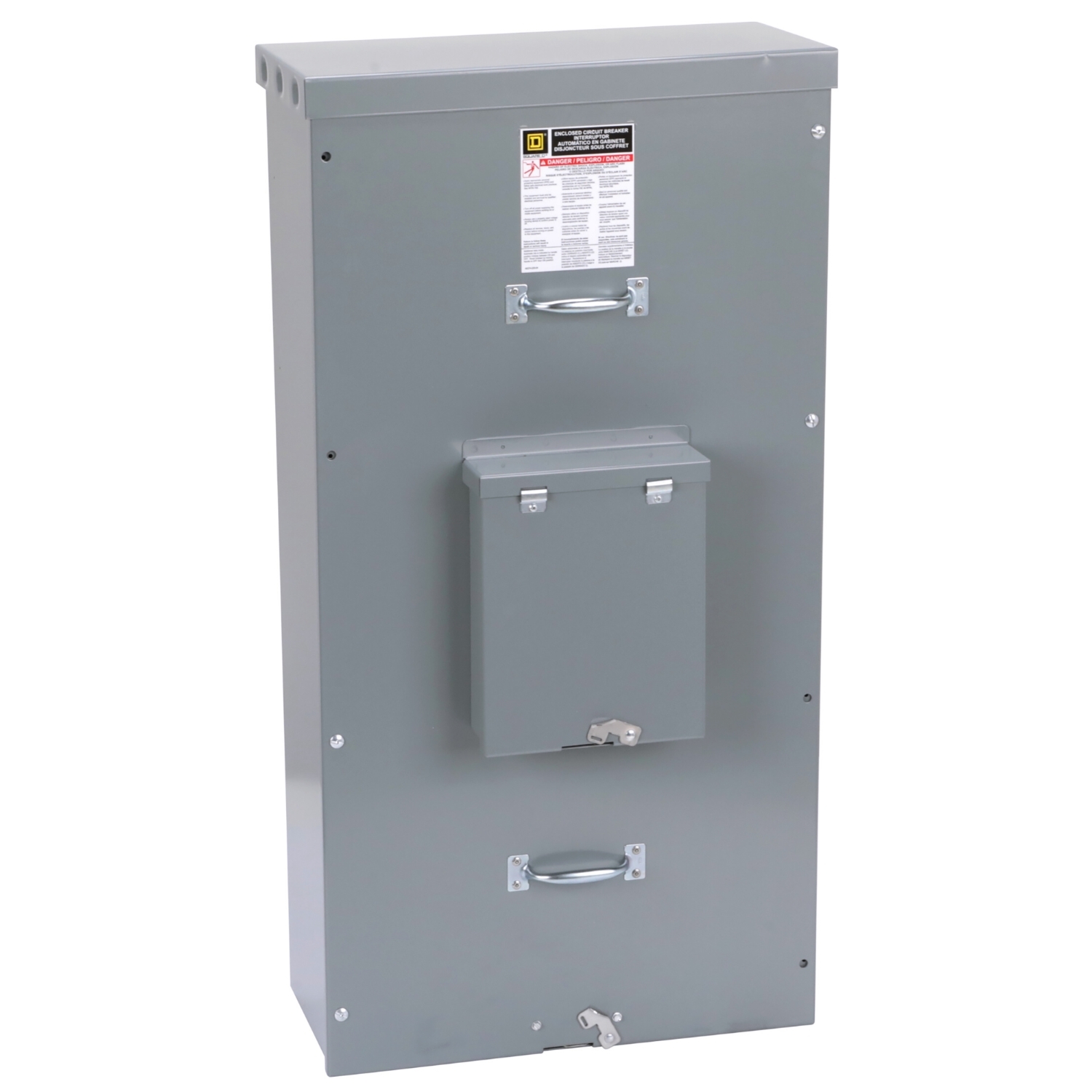 Circuit breaker enclosure, PowerPacT M/P, 300A to 800A, 2 and 3 pole, NEMA 3R, steel
